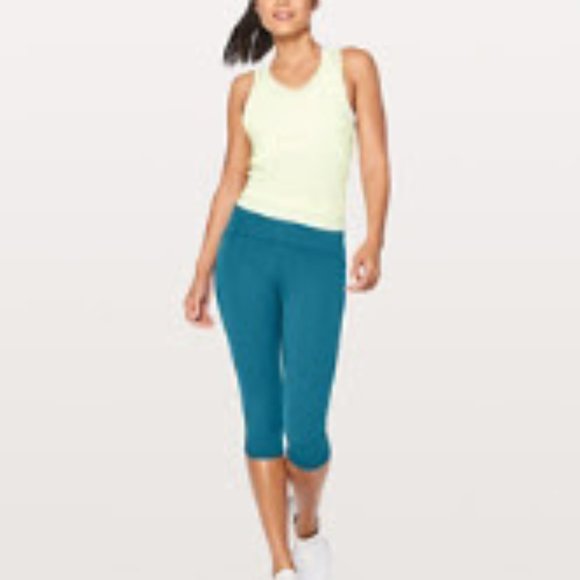 Lululemon - bluish/green leggings - size 4 - Picture 1 of 1